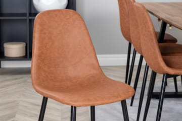 Inca spisegruppe 160 cm rektangulær med 8 Polar-stoler - Møbler - Bord - Spisegrupper