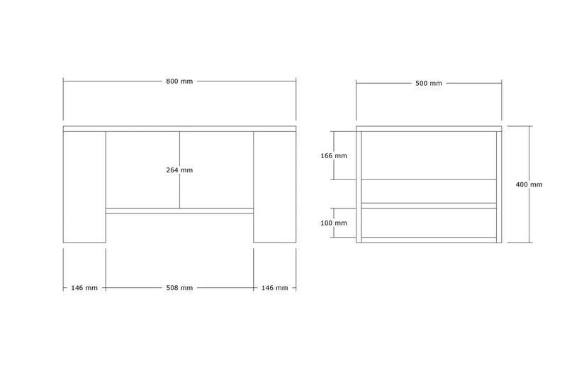 Iris Sofabord 80 cm Beige - Beige - Møbler - Bord - Sofabord
