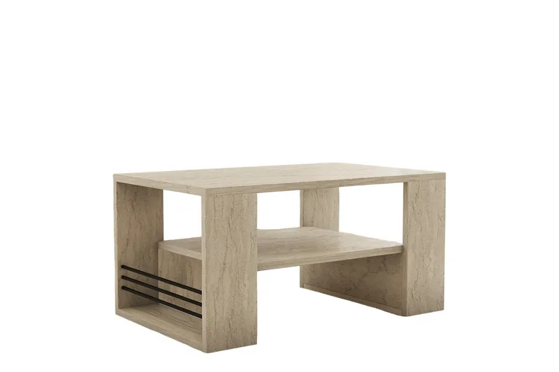 Iris Sofabord 80 cm Beige - Beige - Møbler - Bord - Sofabord