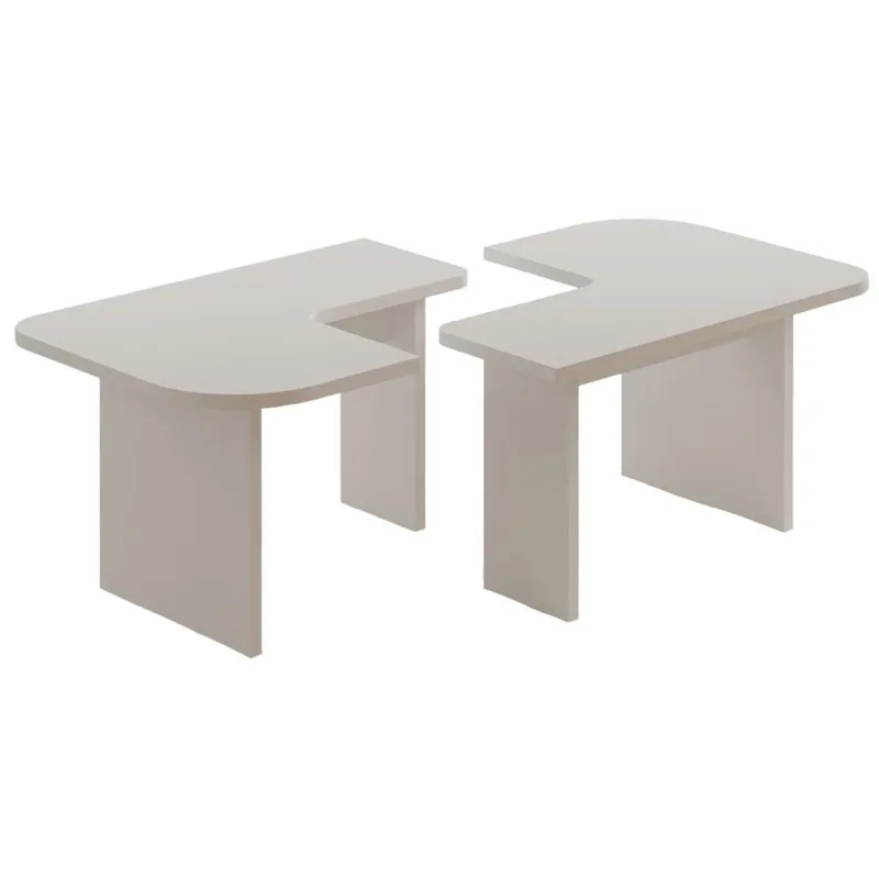 Iris Sofabordsett 90x35x45 cm - Hvit - Møbler - Bord - Sofabord