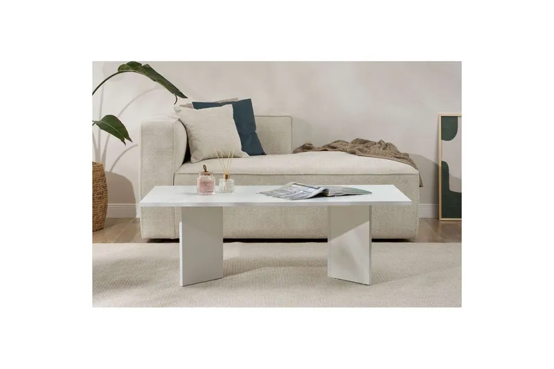 Isami Sofabord 119 cm - Hvit - Møbler - Bord - Sofabord