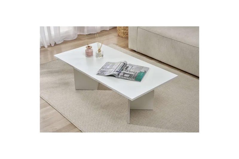 Isami Sofabord 119 cm - Hvit - Møbler - Bord - Sofabord