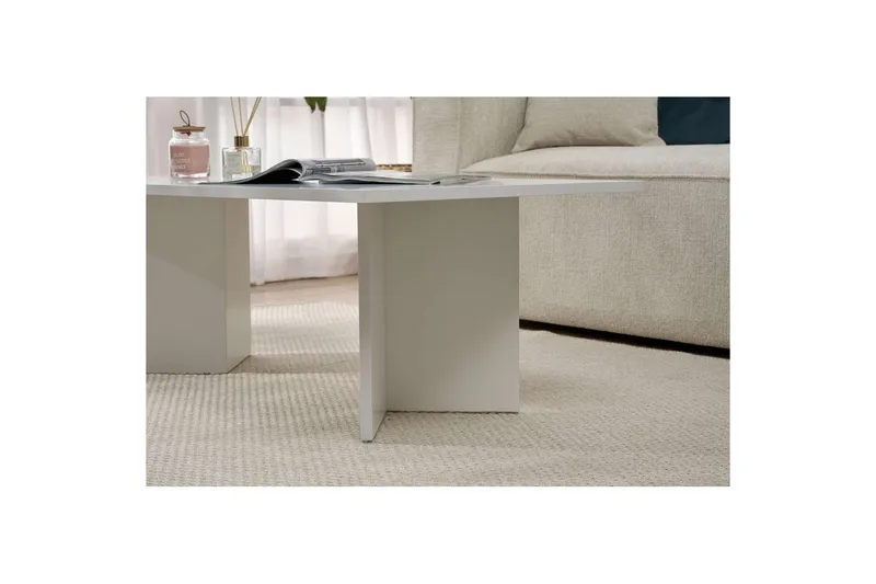 Isami Sofabord 119 cm - Hvit - Møbler - Bord - Sofabord