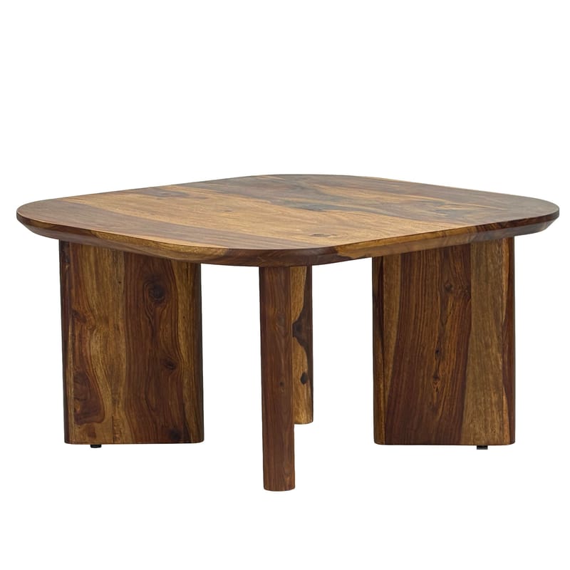 Ivoano Sofabord 60 cm Landlig stil - Varm mørkebrun - Møbler - Bord - Sofabord