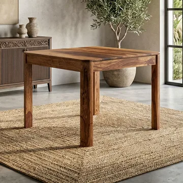 Ivoela Spisebord 80 cm - Varm mørkebrun - Møbler - Bord - Spisebord & kjøkkenbord