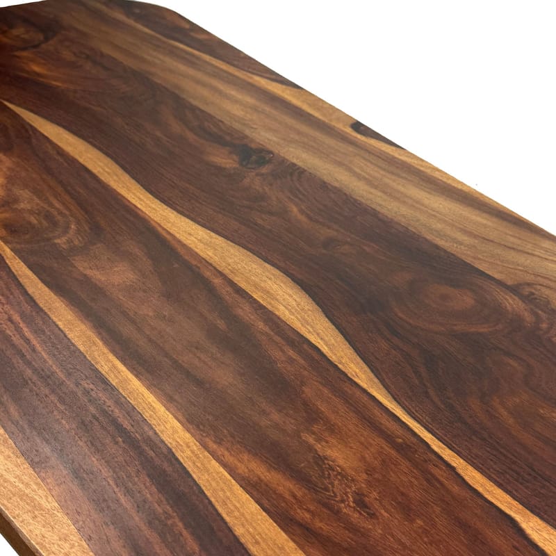 Ivoeri Sofabord 120 cm Ovalt Landlig stil - Varm mørkebrun - Møbler - Bord - Sofabord