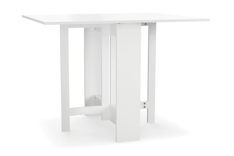 Jeba Sofabord 80 cm - Hvit - Møbler - Bord - Spisebord & kjøkkenbord