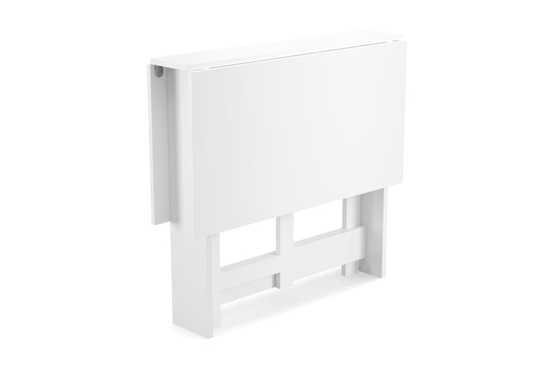 Jeba Sofabord 80 cm - Hvit - Møbler - Bord - Spisebord & kjøkkenbord