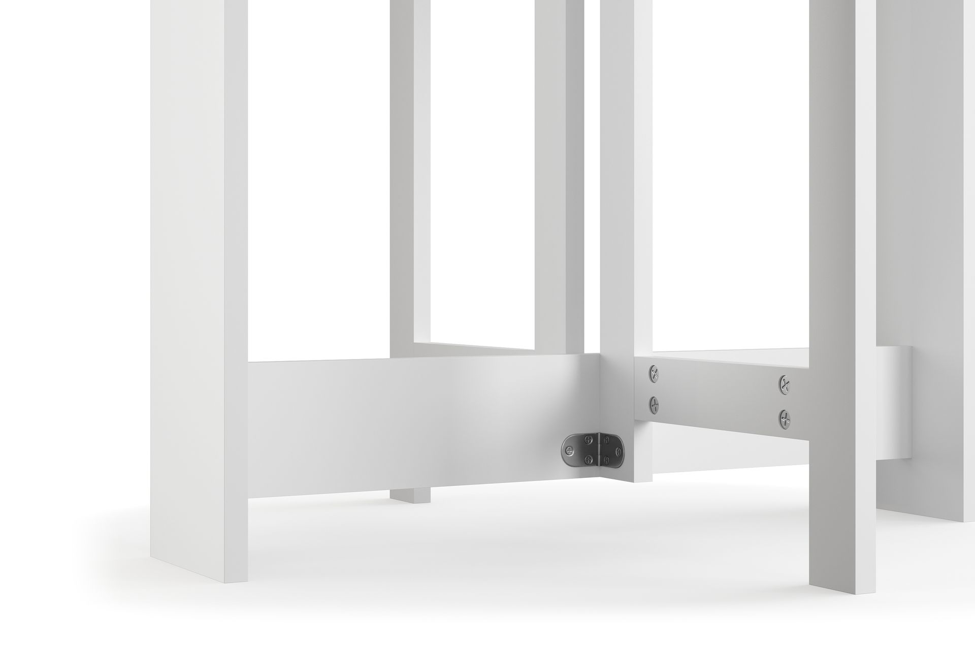 Jeba Spisebord 100 cm - Hvit - Møbler - Bord - Spisebord & kjøkkenbord