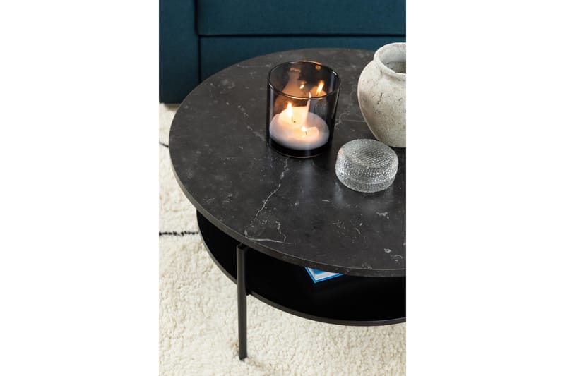 Jennifer Sofabord 80 cm - Svart - Møbler - Bord - Sofabord