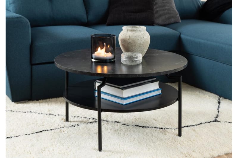 Jennifer Sofabord 80 cm - Svart - Møbler - Bord - Sofabord