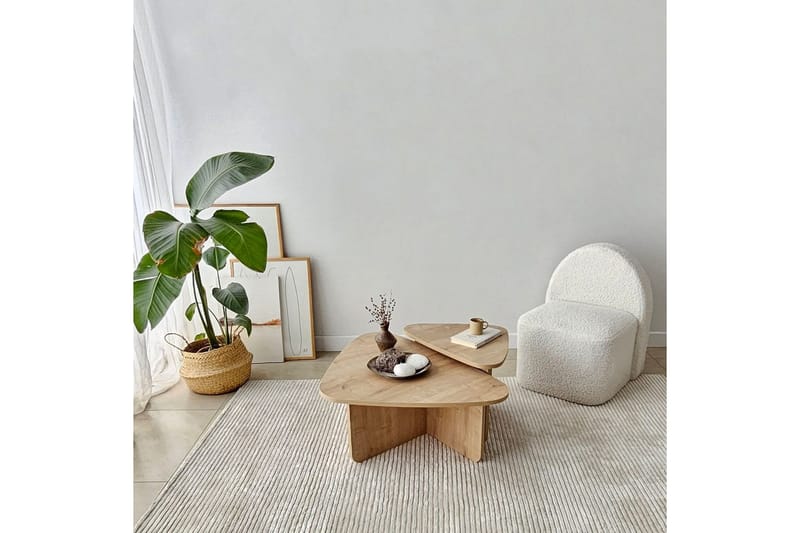 Jewa Sofabord 90 cm - Naturell - Møbler - Bord - Sofabord