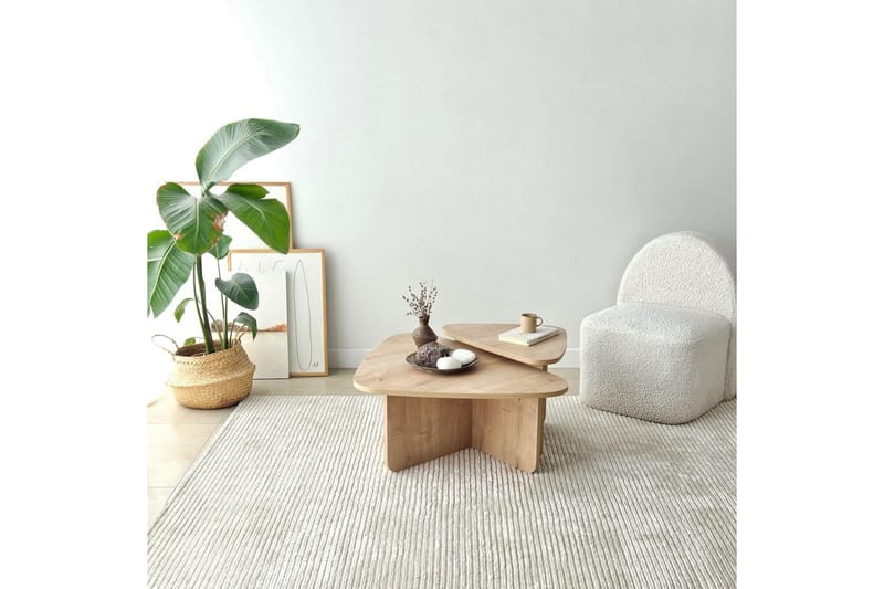 Jewa Sofabord 90 cm - Naturell - Møbler - Bord - Sofabord