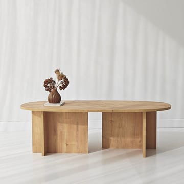 Jorvis sofabord 120 cm ovalt - Safir Eik - Møbler - Bord - Sofabord