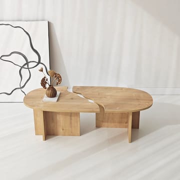 Jorvis sofabord 120 cm ovalt - Safir Eik - Møbler - Bord - Sofabord
