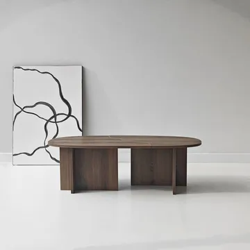 Jorvis sofabord 120 cm ovalt - Valnøtt - Møbler - Bord - Sofabord
