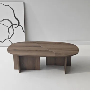 Jorvis sofabord 120 cm ovalt - Valnøtt - Møbler - Bord - Sofabord