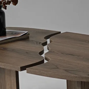 Jorvis sofabord 120 cm ovalt - Valnøtt - Møbler - Bord - Sofabord