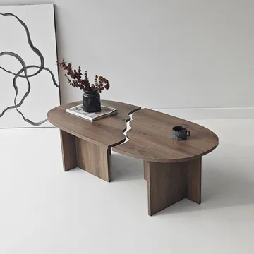Jorvis sofabord 120 cm ovalt - Valnøtt - Møbler - Bord - Sofabord
