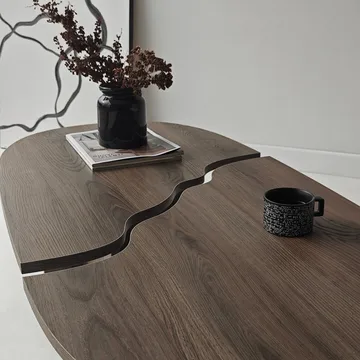 Jorvis sofabord 120 cm ovalt - Valnøtt - Møbler - Bord - Sofabord