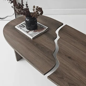 Jorvis sofabord 120 cm ovalt - Valnøtt - Møbler - Bord - Sofabord