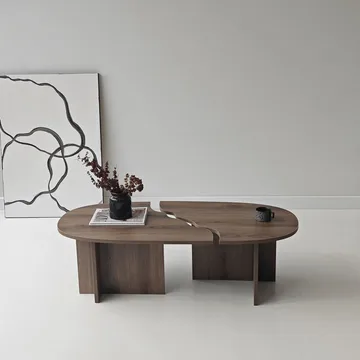 Jorvis sofabord 120 cm ovalt - Valnøtt - Møbler - Bord - Sofabord