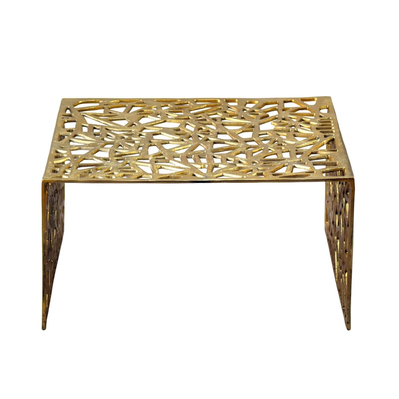 Junino 60 cm Kvadratisk Sofabord i Metall - Gull - Møbler - Bord - Sofabord
