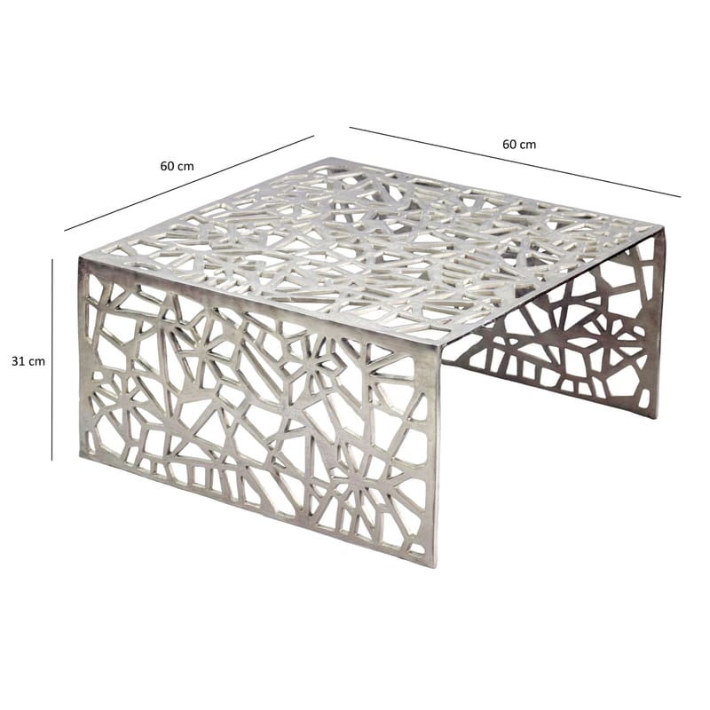 Junino sofabord 60 cm - Sølvfarget - Møbler - Bord - Sofabord