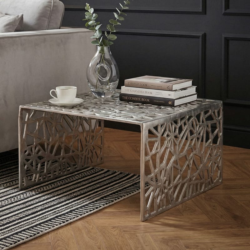 Junino sofabord 60 cm - Sølvfarget - Møbler - Bord - Sofabord
