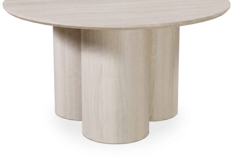 Juno sofabord rundt 85 cm - Hvitlasert - Møbler - Bord - Sofabord
