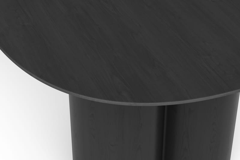 Juno Spisebord Oval 220×100 cm Finér - Svart - Møbler - Bord - Spisebord & kjøkkenbord