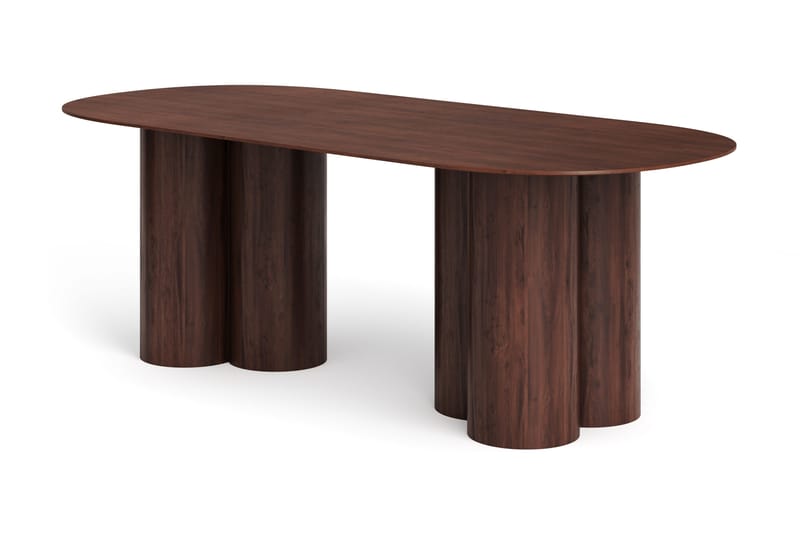 Juno Spisebord Oval 220×100 cm Finér, Valnøtt