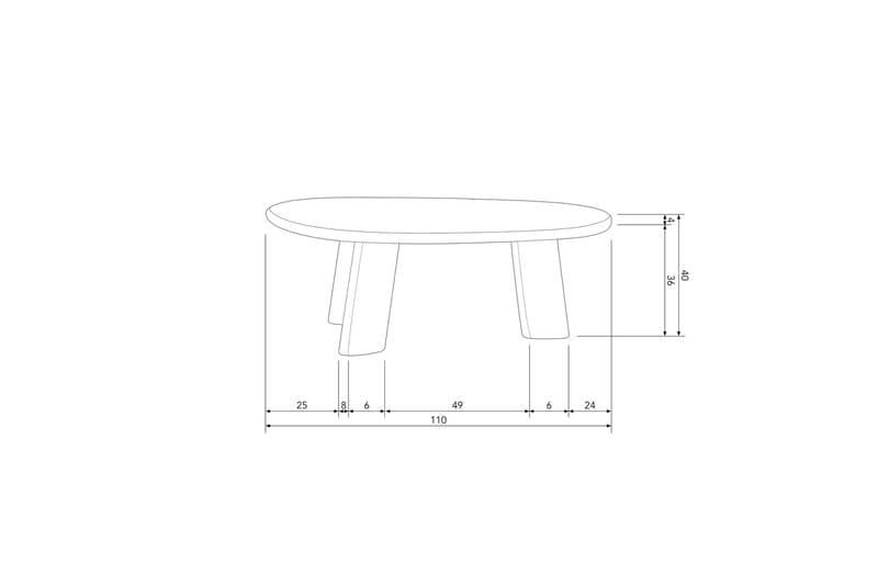 Kaffebord Roundly - Møbler - Bord - Sofabord