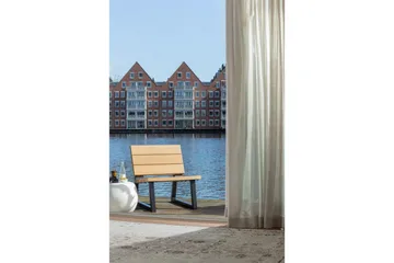 Kaffebord Pebble - Hvit, 35x50x50 cm - Møbler - Bord - Sofabord