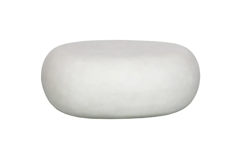 Kaffebord Pebble, Hvit, 31x65x49 cm