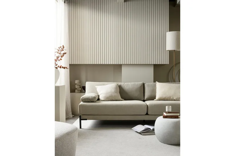 Kaffebord Pebble - Hvit, 35x50x50 cm - Møbler - Bord - Sofabord