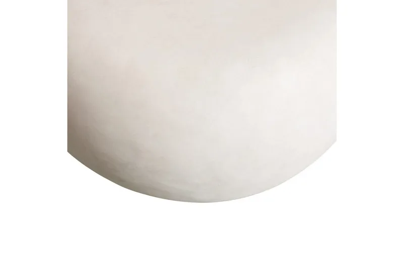 Kaffebord Pebble - Hvit, 35x50x50 cm - Møbler - Bord - Sofabord