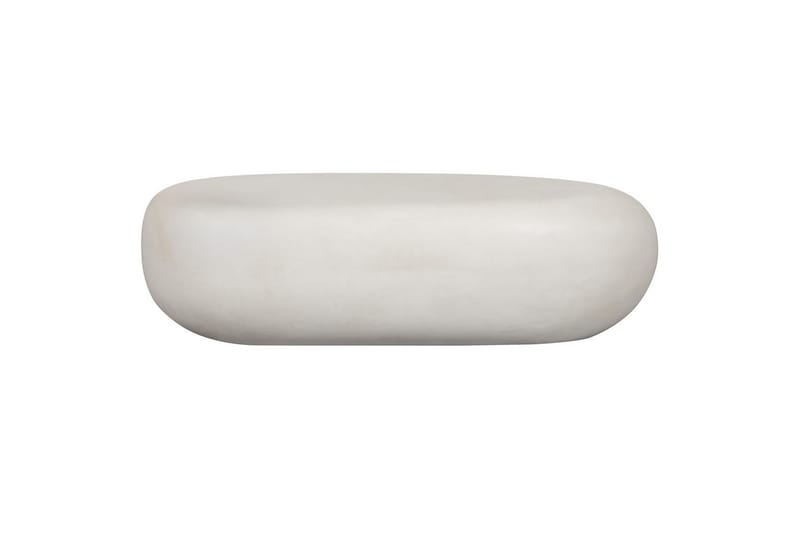 Kaffebord Pebble - Hvit, 28x100x43 cm - Møbler - Bord - Sofabord