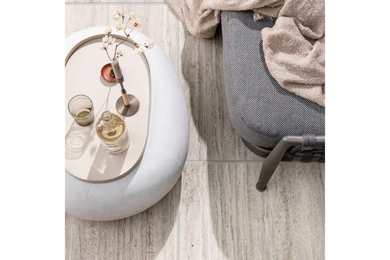 Kaffebord Pebble - Hvit, 31x65x49 cm - Møbler - Bord - Sofabord