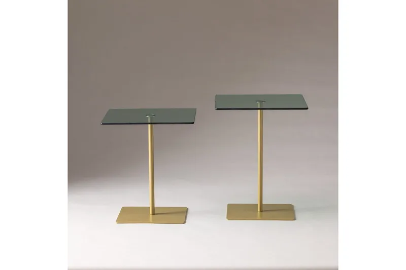 Kaffebordsett Challur Gull / Grønn - Gull / Grønn - Møbler - Bord - Sofabord