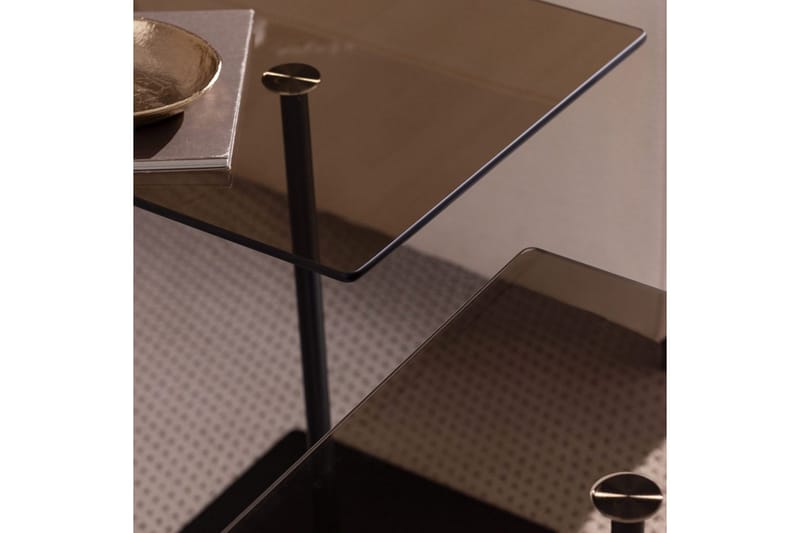 Kaffebordsett Challur Svart / Bronzie - Svart / Bronzie - Møbler - Bord - Sofabord