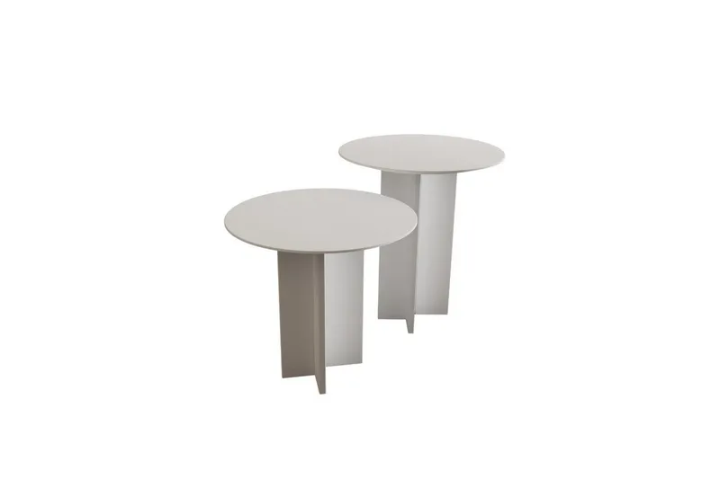 Kaffebordsett Glenure Hvit, Hvit