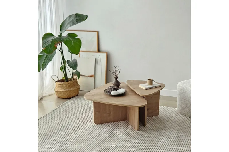 Kaffebordsett Jewa Sett Sudamaleik - Sudamaleik - Møbler - Bord - Sofabord