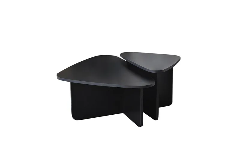 Kaffebordsett Jewa Sett Svart, Svart