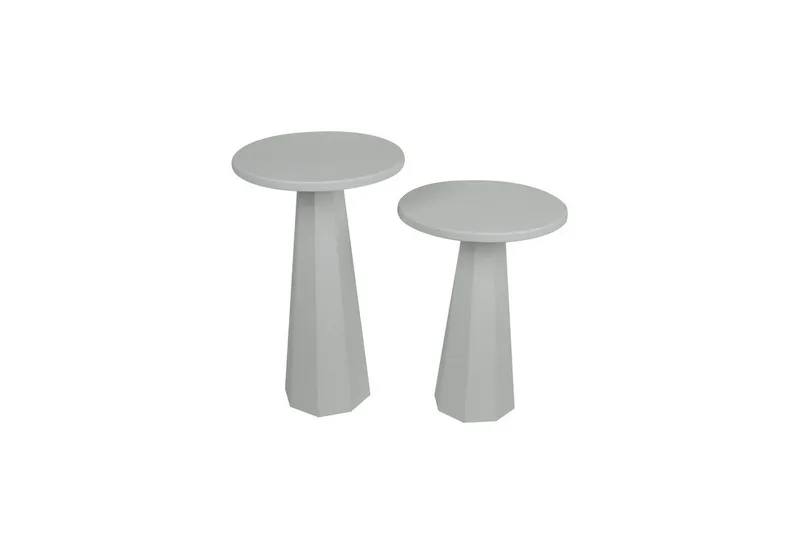 Kaffebordsett Miu Dobbel Hvit - Hvit - Møbler - Bord - Sofabord