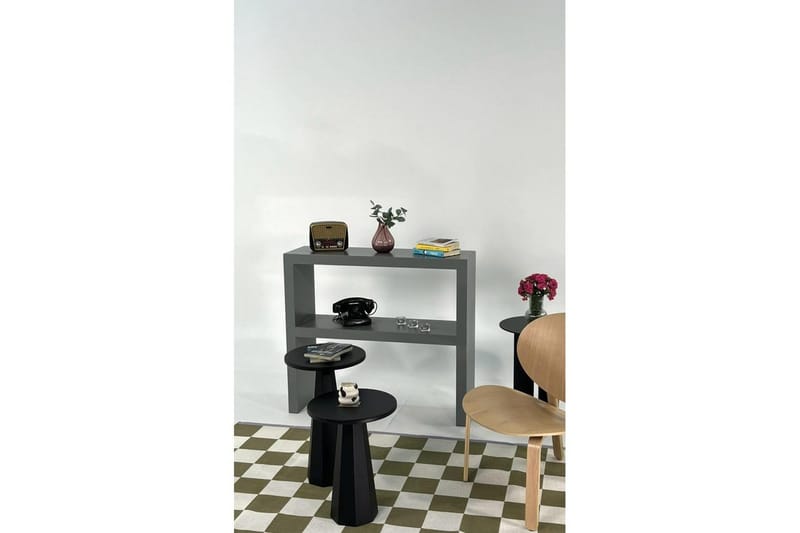 Kaffebordsett Miu Dobbel Svart - Svart - Møbler - Bord - Sofabord
