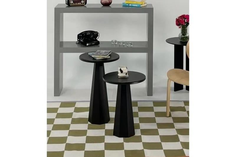 Kaffebordsett Miu Dobbel Svart - Svart - Møbler - Bord - Sofabord