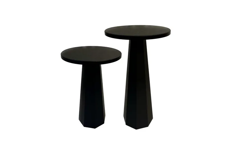 Kaffebordsett Miu Dobbel Svart - Svart - Møbler - Bord - Sofabord