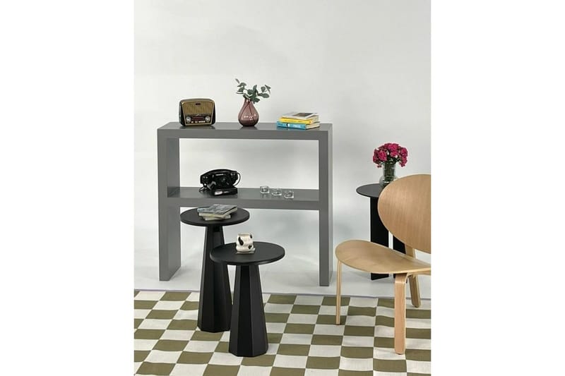 Kaffebordsett Miu Dobbel Svart - Svart - Møbler - Bord - Sofabord