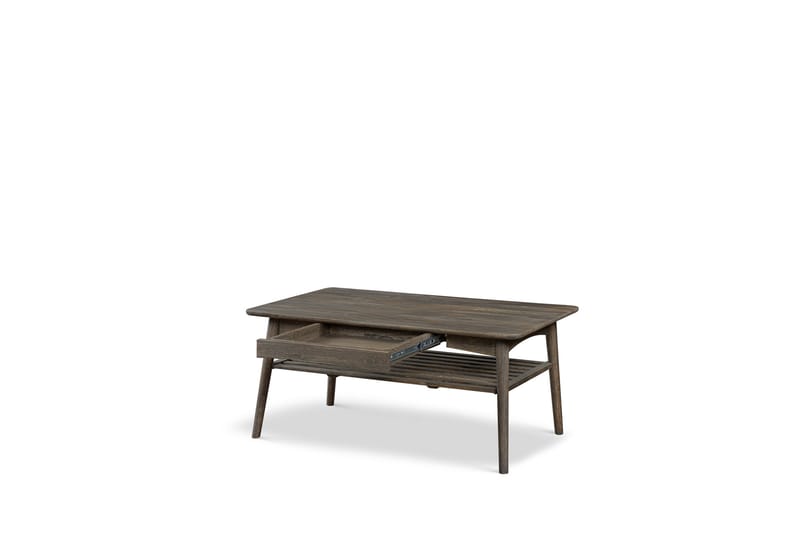 Kalix Sofabord 120x60 cm i heltre - Mørk brun - Møbler - Bord - Sofabord